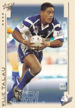 2003 Select XL #24 Willie Talau Front